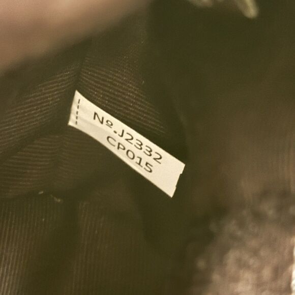 Coach Dempsey Drawstring Bucket Mini Bag SigJacquard Star Embroidery SMOKE BLACK - Picture 5 of 9